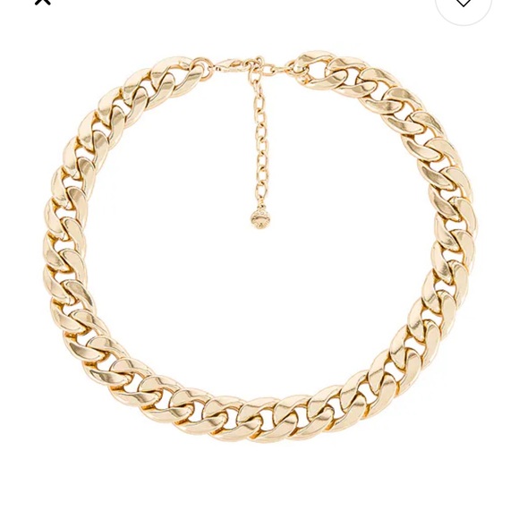 BaubleBar Michaela Curb Chain Necklace in Gold - Picture 1 of 4
